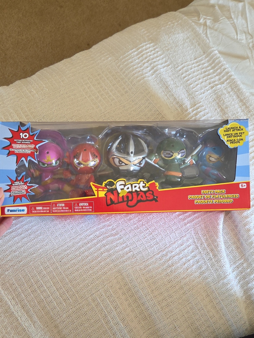 5-Pack Kids Action Figures - Fart Ninjas NIB
